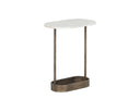 White Marble End Table Eden by Matho Sun