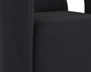 Abbington Black Dining Armchair Kendrick Wheeled by Matho Sun, view 5