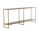 Antique Brass Console Table Eiffel by Matho Sun