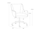 Vintage Black Office Chair Franklin by Matho Sun, view 8