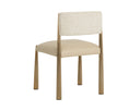 Antique Brass Napa Beige / Santa Cruz Oatmeal Dining Chairs set of 2 Bayard by Matho Sun, view 4