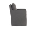 Effie Smoke Dining Armchair Glenrose Wheeled by Matho Sun, view 3