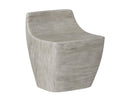 Ash Grey Wood Look Stool Ledger by Matho Sun