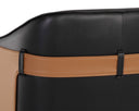 Napa Black / Napa Cognac Office Chair Carter by Matho Sun, view 8