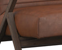 Bravo Cognac Lounge Chair Peyton by Matho Sun, view 5