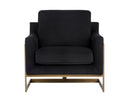 Abbington Black Lounge Chair Kalmin by Matho Sun, view 2