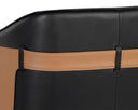 Napa Black / Napa Cognac Lounge Chair Carter by Matho Sun, view 8