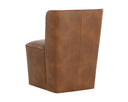 Tobacco Tan Dining Chair Amita Wheeled by Matho Sun, view 4