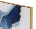 60" X 40" Gold Floater Frame Abstract Cool Embrace by Matho Sun, view 2