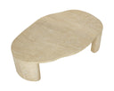 Travertine Look Natural Coffee Table Savinah by Matho Sun, view 4