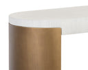 White Console Table Cavette by Matho Sun, view 5