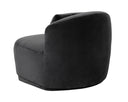 Shadow Grey Chair Soraya Swivel Armless by Matho Sun, view 4