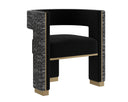 Abbington Black / Hobbes Night Dining Armchair Adamina by Matho Sun