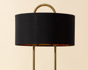 Black Marble Matte Black Table Lamp Kezna by Matho Sun, view 8