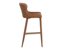 Milliken Cognac Barstool Evora by Matho Sun, view 3