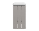 Greige Stinson White Barstool Verin by Matho Sun, view 3