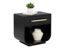 Black Nightstand Tarrant by Matho Sun, view 2