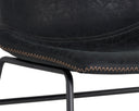 Antique Black Dining Chairs set of 2 Cal by Matho Sun, view 5