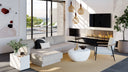 Small White Coffee Table Corvo by Matho Sun, view 6