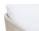 Greige Stinson White Dining Armchair Allariz by Matho Sun, view 6
