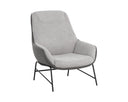 Belfast Heather Grey / Bravo Ash Lounge Chair Lucier by Matho Sun