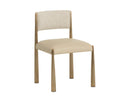 Antique Brass Napa Beige / Santa Cruz Oatmeal Dining Chairs set of 2 Bayard by Matho Sun