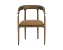 Milliken Cognac Dining Armchair Valmont by Matho Sun, view 2