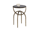 Black Marble End Table Alicent by Matho Sun