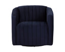 Abbington Navy Lounge Chair Garrison Swivel by Matho Sun, view 2