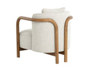 Dove Cream Lounge Chair Beatrice by Matho Sun, view 4