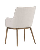 Beige Linen Dining Armchair Franklin by Matho Sun, view 3