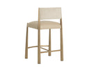 Antique Brass Napa Beige / Santa Cruz Oatmeal Counter Stool Bayard by Matho Sun, view 4