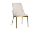 Belfast Oatmeal / Bravo Cognac Dining Chairs set of 2 Marie by Matho Sun