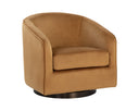 Dark Bronze Gold Sky Lounge Chair Hazel Swivel by Matho Sun