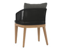 Natural Gracebay Grey Dining Armchair Capri by Matho Sun, view 4