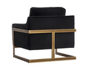 Abbington Black Lounge Chair Kalmin by Matho Sun, view 4
