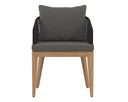 Natural Gracebay Grey Dining Armchair Capri by Matho Sun, view 2