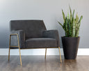 Polo Club Kohl Grey Lounge Chair Cybil by Matho Sun, view 5