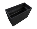 Large Black Planter Leilani by Matho Sun, view 5