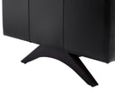 Cortina Black Leather Armchair Rogers by Matho Sun, view 8