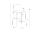 Napa Stone / Polo Club Stone Counter Stool Dover by Matho Sun, view 8