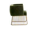 Forest Green Dining Armchair Gala by Matho Sun, view 3
