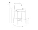 Armour Grey / Dark Slate Counter Stool Renee by Matho Sun, view 8