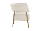 Dove Cream Lounge Chair Maestro by Matho Sun, view 3