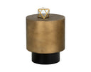 Antique Brass End Table Bernaby by Matho Sun, view 2