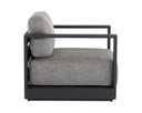 Charcoal Lanikai Salt And Pepper Armchair Tavira by Matho Sun, view 3
