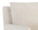 Effie Linen Dining Armchair Glenrose Wheeled by Matho Sun, view 6