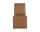 Marseille Camel Leather Dining Chair Cascata by Matho Sun, view 4