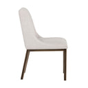 Beige Linen Dining Chairs set of 2 Halden by Matho Sun, view 2