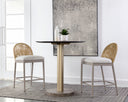 Greige Louis Cream Counter Stool Calandri by Matho Sun, view 5